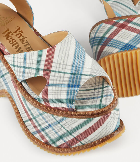 Vivienne Westwood london sandal in madras check